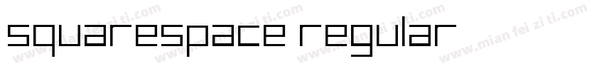 squarespace regular字体转换